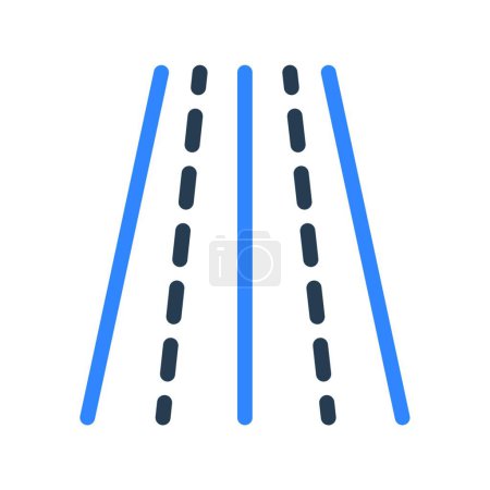 Illustration for Highway icon vector illustration - Royalty Free Image