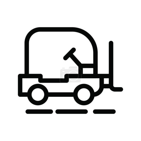 Illustration for "lifter " icon vector illustration - Royalty Free Image