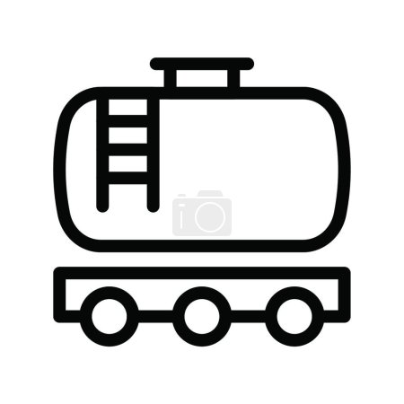 Illustration for "oil " web icon vector illustration - Royalty Free Image