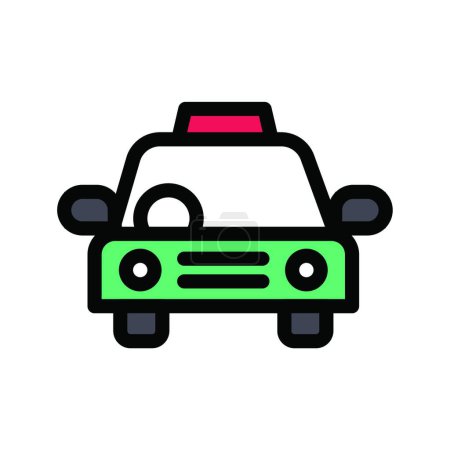 Téléchargez les photos : Taxi web icon vector illustration - en image libre de droit