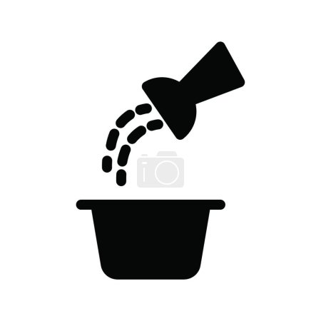 Illustration for Watering can web icon vector illustration - Royalty Free Image