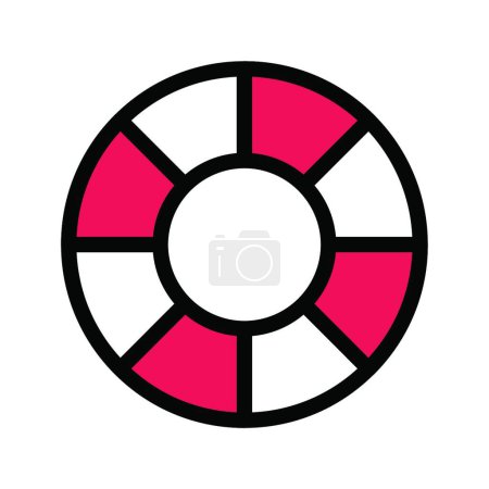 Illustration for Lifeguard icon vector illustration - Royalty Free Image