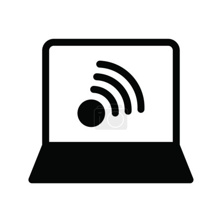 Photo for Wireless internet connection vector illustration - Royalty Free Image