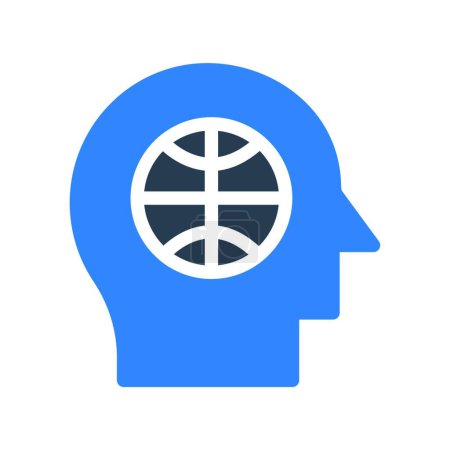Illustration for "head " icon vector illustration - Royalty Free Image