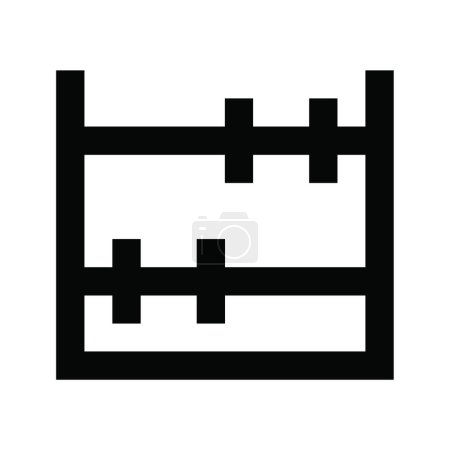 Ilustración de Abacus web icono vector ilustración - Imagen libre de derechos