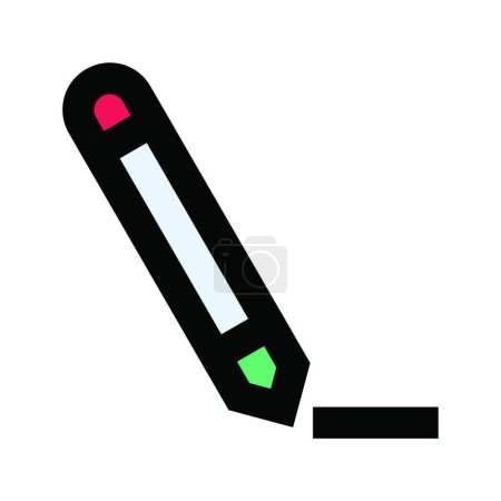 Ilustración de "pluma "icono web vector ilustración - Imagen libre de derechos