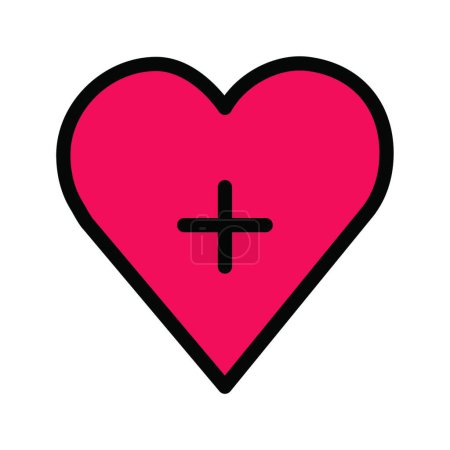 Illustration for Heart icon vector illustration  " - Royalty Free Image
