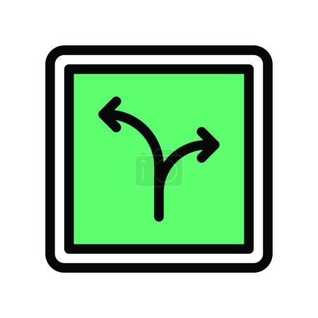 Illustration for "road " web icon vector illustration - Royalty Free Image