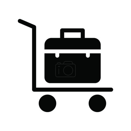 Illustration for "bag "  icon vector illustration - Royalty Free Image