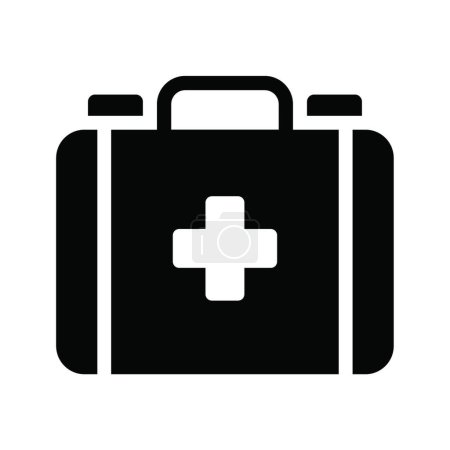 Illustration for Medicine kit icon vector illustration - Royalty Free Image