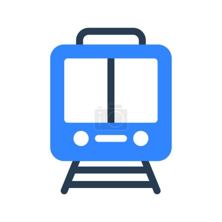 Téléchargez les illustrations : "train "illustration vectorielle icône web - en licence libre de droit