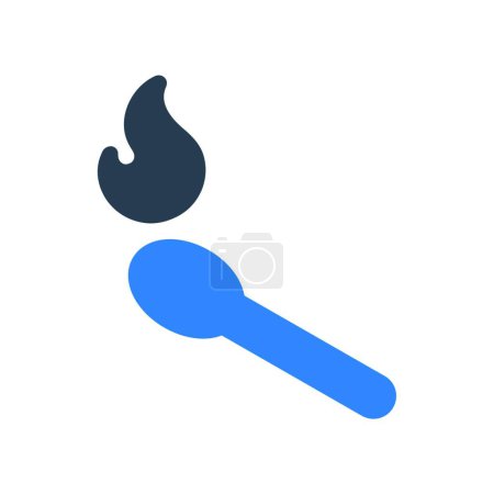 Illustration for Matchstick icon vector illustration - Royalty Free Image