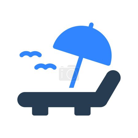 Illustration for Chair  icon, vector illustration - Royalty Free Image