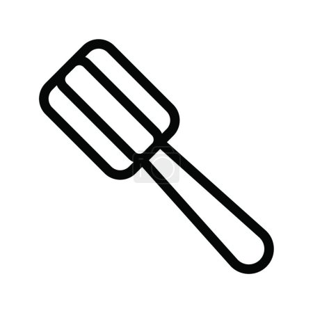 Illustration for "cooking spatula", simple vector illustration - Royalty Free Image
