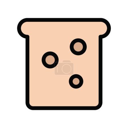 Illustration for "slice "   icon vector illustration - Royalty Free Image