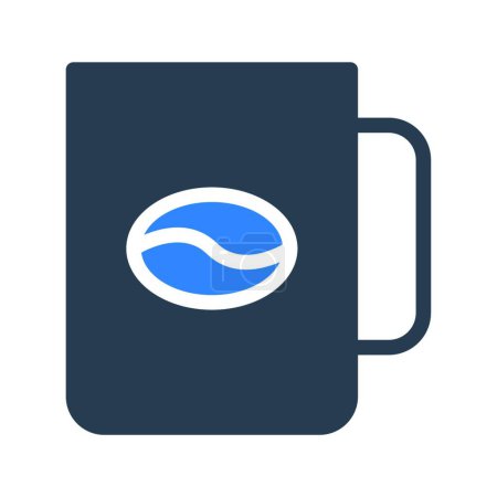 Illustration for Coffee cup icon, web simple illustration - Royalty Free Image