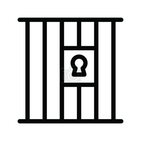 Téléchargez les illustrations : "lockup ", illustration vectorielle simple - en licence libre de droit