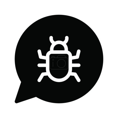 Ilustración de "bug ", ilustración vectorial simple - Imagen libre de derechos