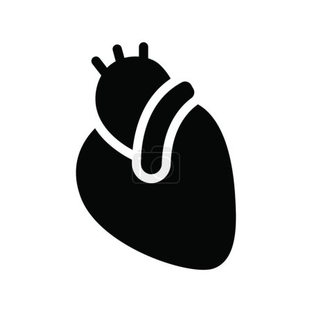 Téléchargez les illustrations : "coeur ", illustration vectorielle simple - en licence libre de droit