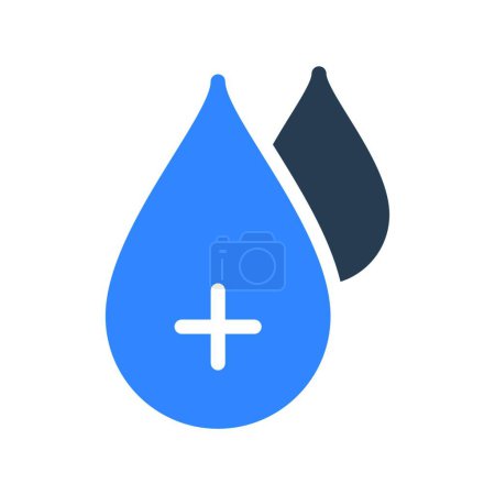 Illustration for "drops " web icon vector illustration - Royalty Free Image
