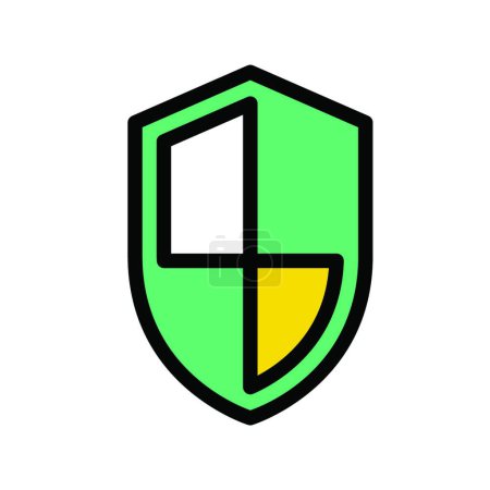 Illustration for "protection " web icon vector illustration - Royalty Free Image