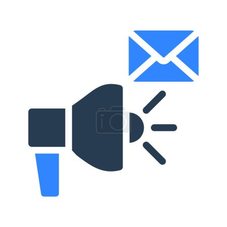 Ilustración de "comercialización "icono ilustración vector - Imagen libre de derechos