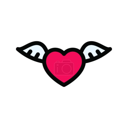 Illustration for "love " icon vector illustration - Royalty Free Image