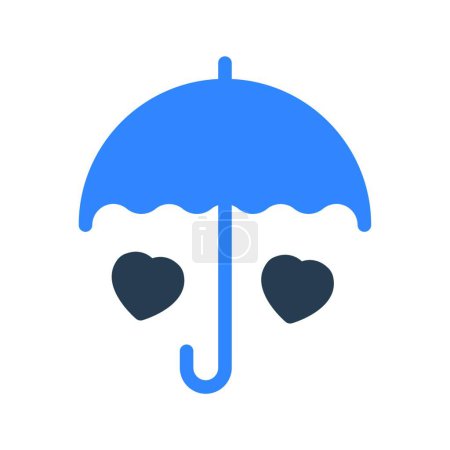 Illustration for "umbrella " web icon vector illustration - Royalty Free Image