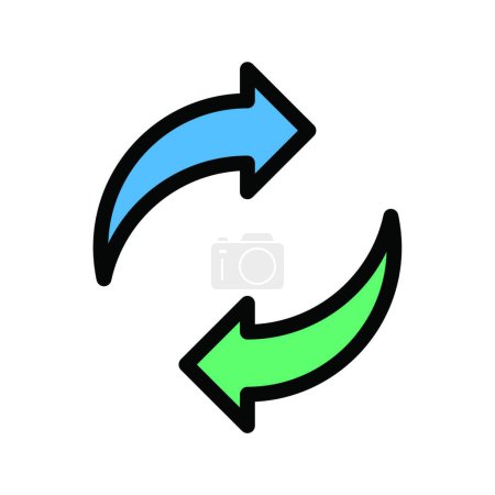 Ilustración de "transferencia "icono vector ilustración - Imagen libre de derechos