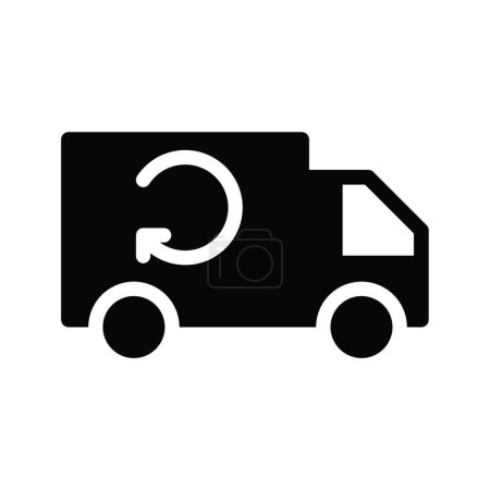 Illustration for "delivery " web icon vector illustration - Royalty Free Image
