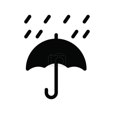 Ilustración de "paraguas "icono web vector ilustración - Imagen libre de derechos