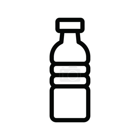 Ilustración de "botella de plástico "icono web ilustración vector - Imagen libre de derechos