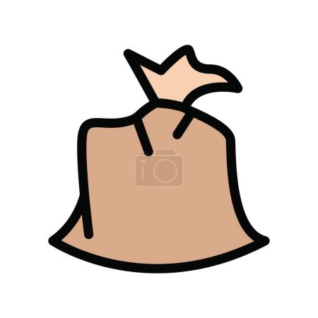 Illustration for Garbage web icon vector illustration - Royalty Free Image