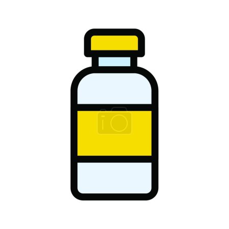 Ilustración de Bottle    web icon vector illustration - Imagen libre de derechos