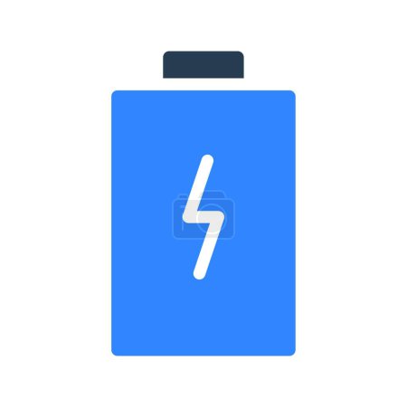 Illustration for Battery web icon vector illustration - Royalty Free Image
