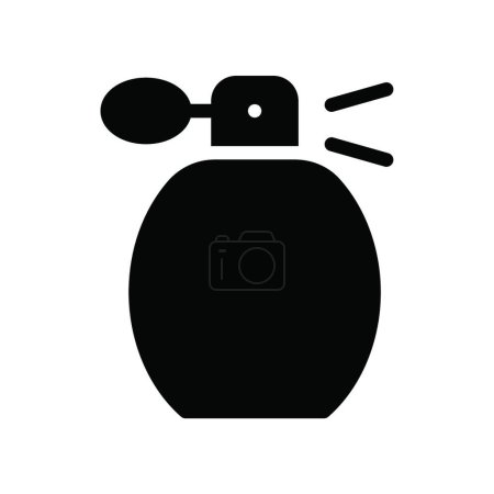 Téléchargez les illustrations : "parfum "illustration vectorielle icône web - en licence libre de droit