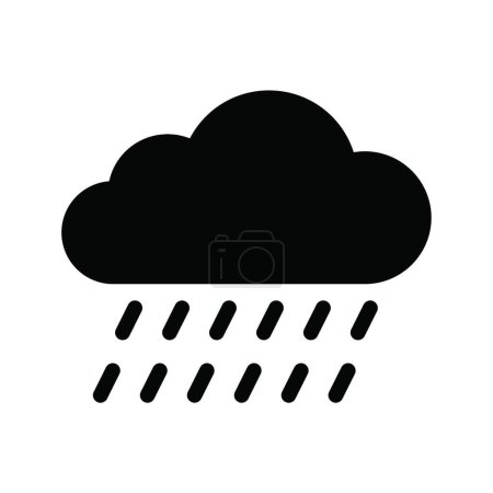 Téléchargez les illustrations : "cloud "illustration vectorielle icône web - en licence libre de droit