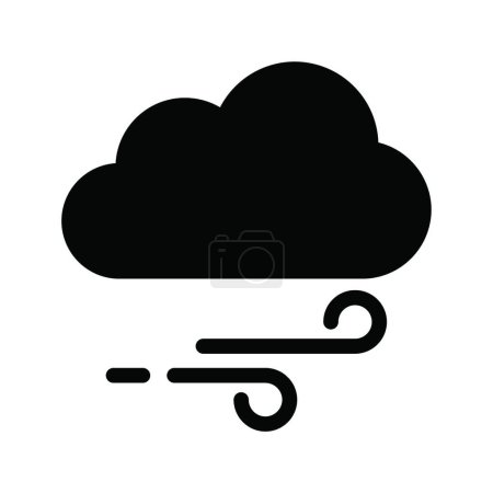 Ilustración de Nube icono vector ilustración - Imagen libre de derechos