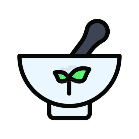Illustration for Pestle icon, vector illustration - Royalty Free Image