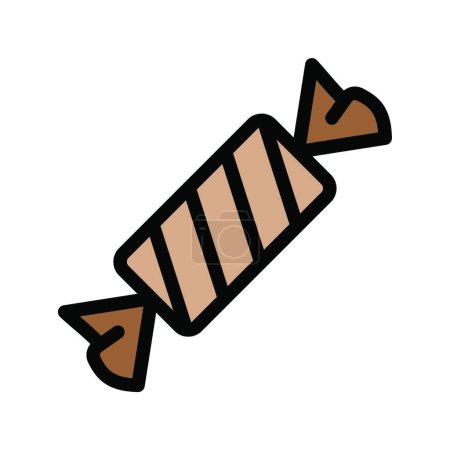 Ilustración de Dulce icono de caramelo, vector de ilustración - Imagen libre de derechos