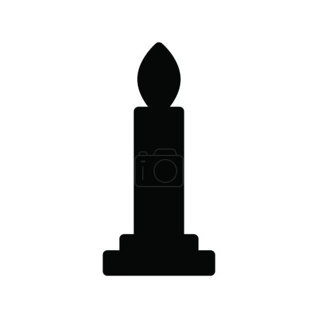 Illustration for Candle, simple vector illustration - Royalty Free Image