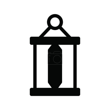 Illustration for Lamp icon, vector illustration - Royalty Free Image