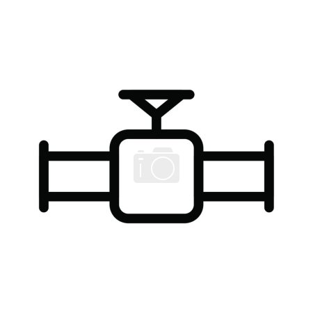 Ilustración de Tubo de gasolina, ilustración vectorial simple - Imagen libre de derechos
