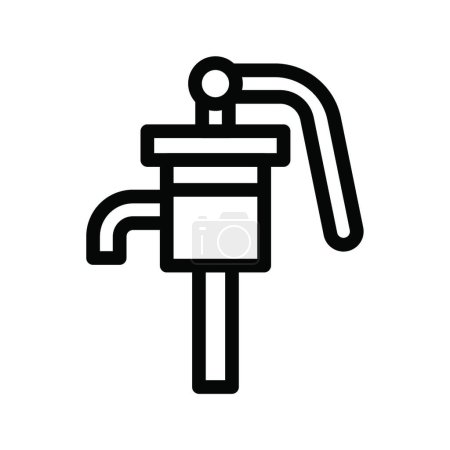 Illustration for Petrol pipe, simple vector illustration - Royalty Free Image