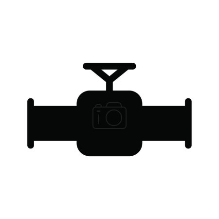 Ilustración de "tubo de gasolina "icono ilustración vector - Imagen libre de derechos