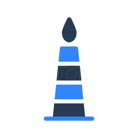 Illustration for Refinery icon, vector illustration - Royalty Free Image