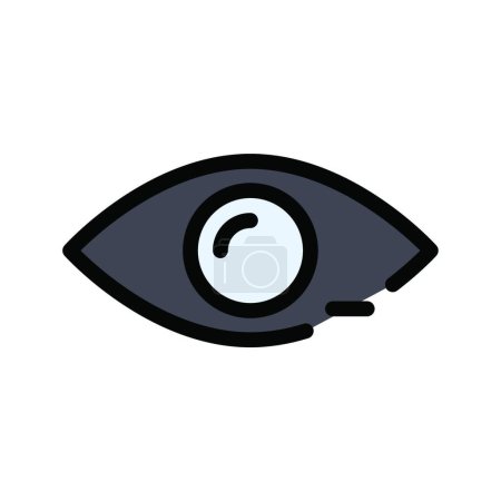 Ilustración de "retina "icono vector ilustración - Imagen libre de derechos