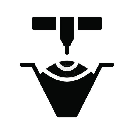 Ilustración de "retina "icono vector ilustración - Imagen libre de derechos
