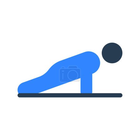 Illustration for Physiotherapy icon, vector illustration - Royalty Free Image