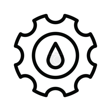 Ilustración de "fontanería "icono vector ilustración - Imagen libre de derechos